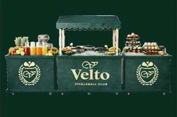 The Velto premium food and beverage carts